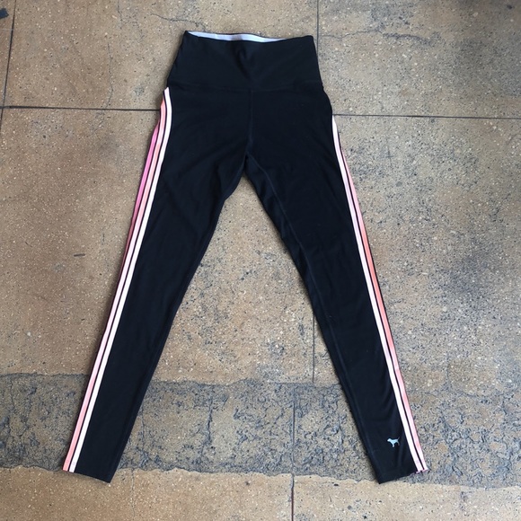 Brand new VS Pink ombré stripe leggings - Picture 2 of 4